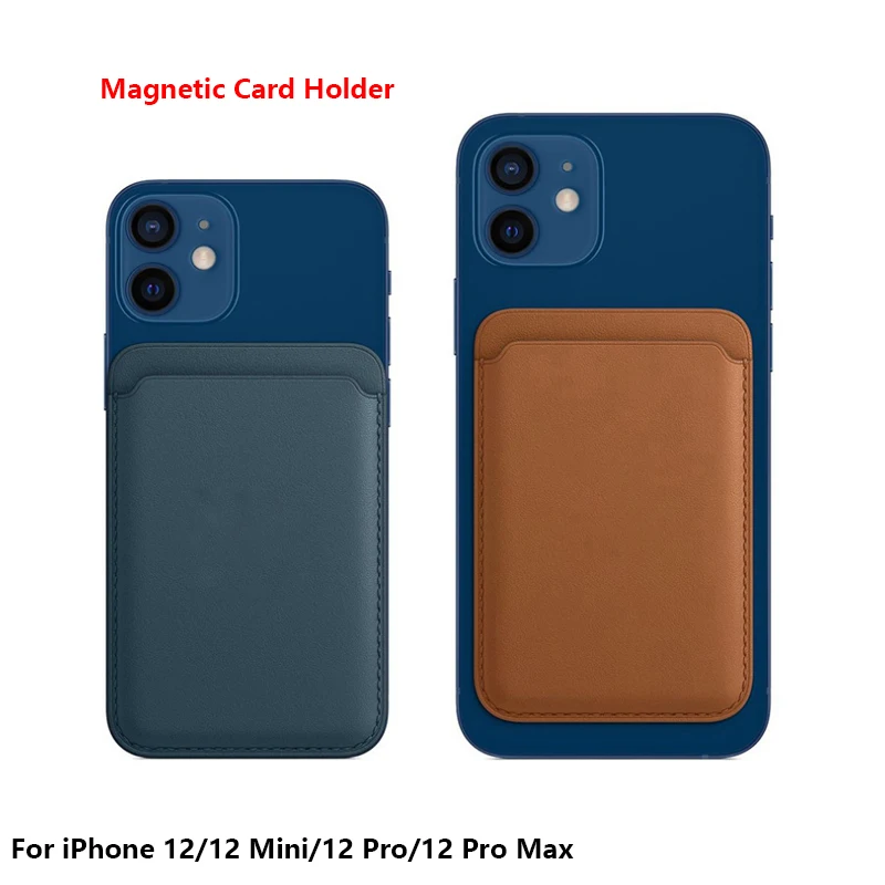 Роскошный кожаный чехол с магнитной застежкой для карт iPhone 12 Mini Pro Max 12Pro задний