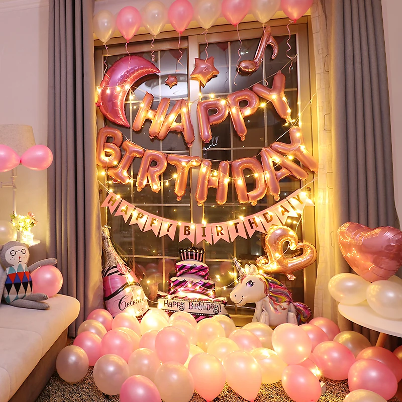 1 Набор 16 дюймов Алфавит С Днем Рождения золотой и серебряный алюминиевая фольга