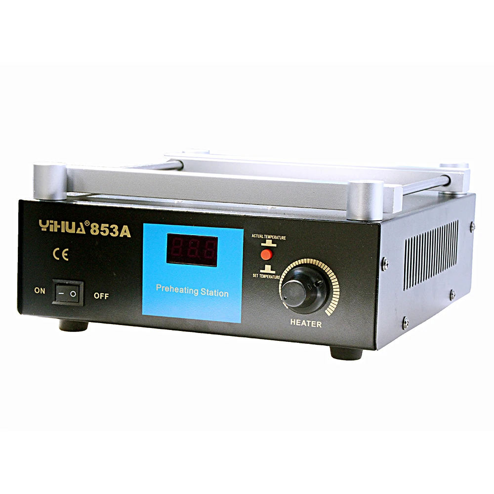 

Digital Infrared Preheating Station YIHUA 853A Lead-Free Preheat Rework Station Motherboard BGA Soldering Station For SMT Repair