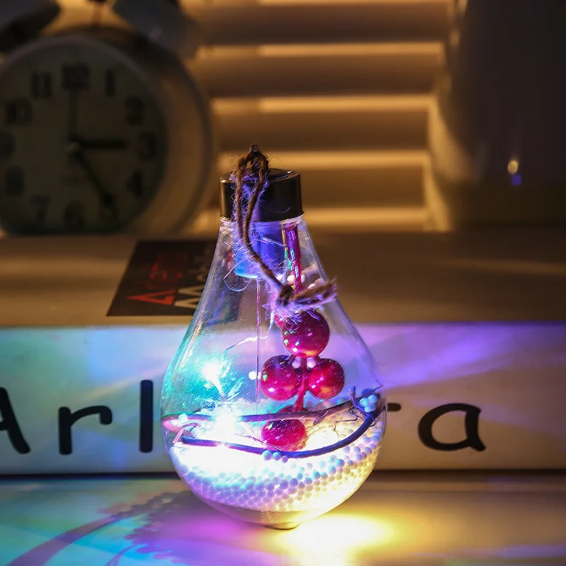 5 шт. креативная Рождественская прозрачная светодиодная гирлянда домашняя