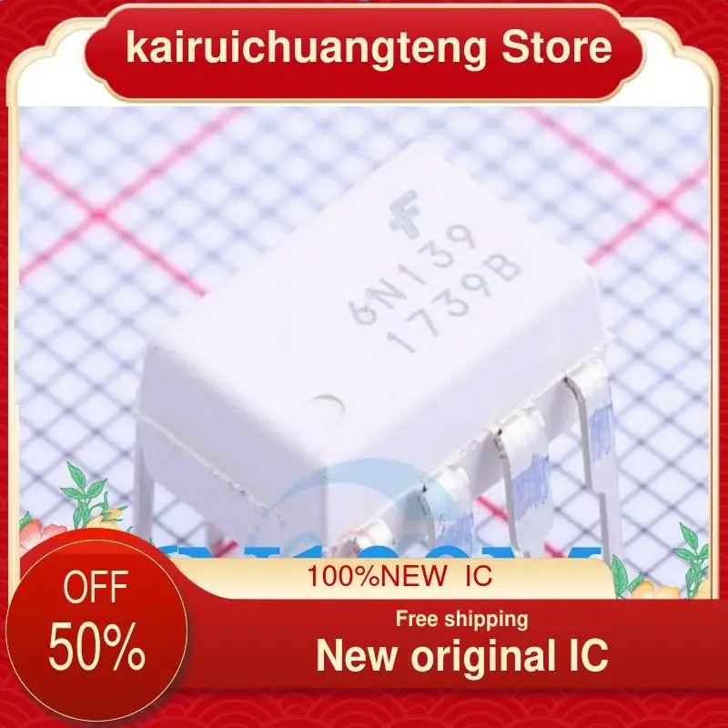 

（1PCS） 6N139M 6N139 DIP-8 New original IC
