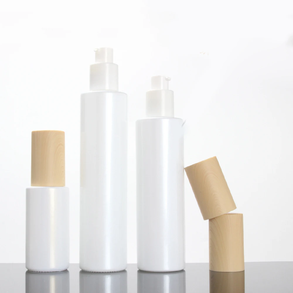 

Лосьон/распылительным насосом Bottlr,30 мл жемчужно-белый/прозрачный матовый Стекло бутылочка крема для глаз