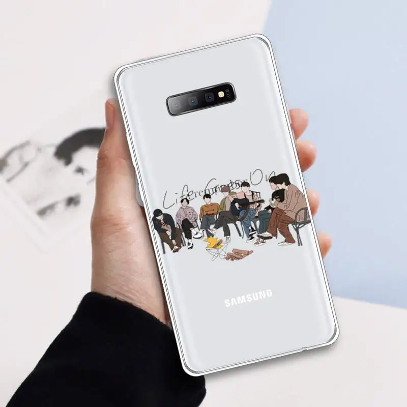 

Life Goes On' kpop new song high quality luxury Phone Case Transparent For Samsung Galaxy A 71 21s S note 8 9 10 plus 20 ultra