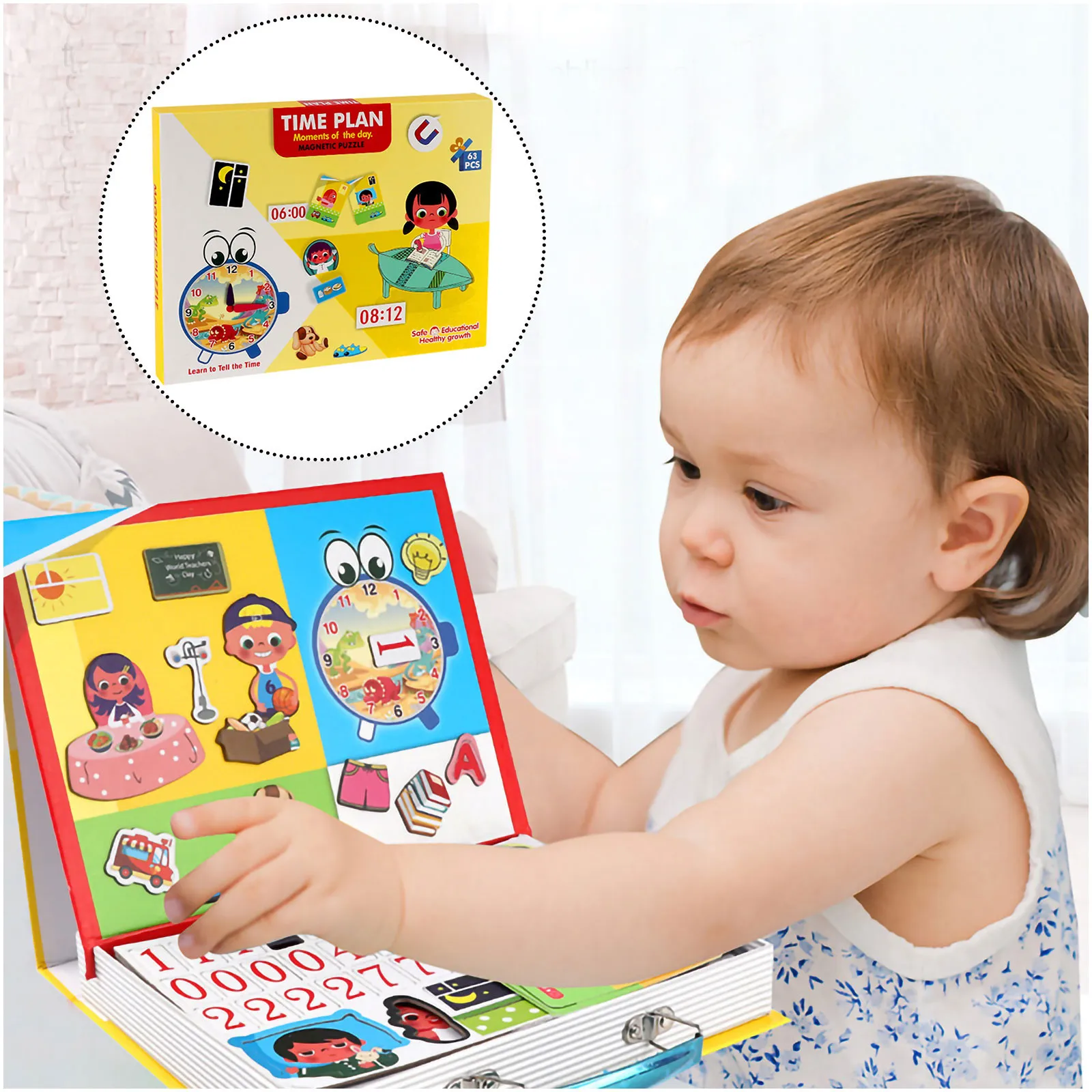 

Пазл для раннего развития детей, магнитная игрушка «сделай сам», 3d трехмерная головоломка, игрушки, детская кукла, игрушки для детей, подаро...