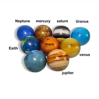 9pcsset full moon earth solar system planets 6 3cm sponge ball stress relief sensory toy universe kids early educational toys