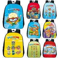 toddler superthings power machines kindergarten backpack children superzings 7 mini rucksack mochila kids cartoon anime knapsack