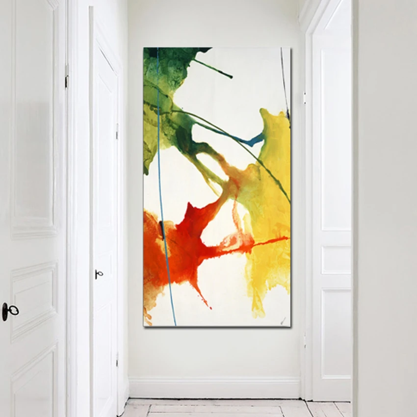 

Hand Painted Oil Multicoloured Paintings on Canvas Abstract Painting Wall Picture for Living Room Home Decor Art No Framed