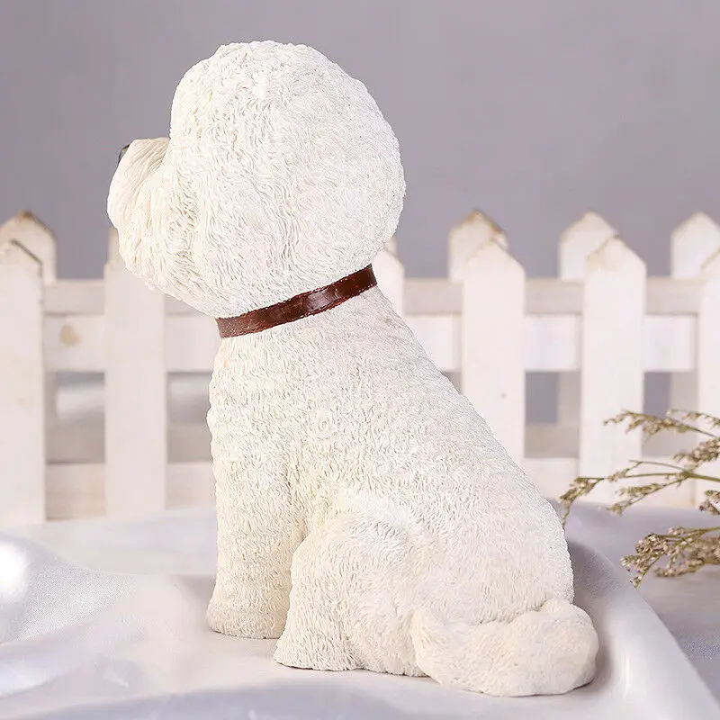 JJM бишон фризе собака питомец фигурка животного модель игрушка коллектор Декор