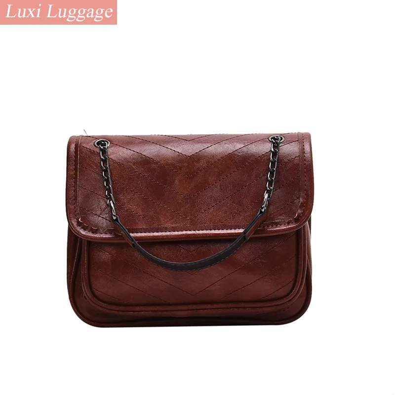 

Luxury Handbags Women Bags Designer Vintage Shoulder Bag New Chain Messenger Bags Soft Flap Shoulder Crossbody Pack Women Purse