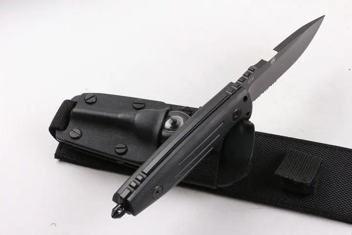 Бесплатная доставка Охотничий нож The sharp Outdoor defense из стали D2 с высокой твердостью 60HRC и рукояткой из G10, прямое лезвие.