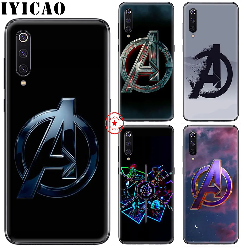 IYICAO с рисунком мстители от Marvel мягкий чехол для Xiaomi mi A3 A2 A1 8 Lite 9 Se макс 3 F1 5X6X6 CC9 CC9e 9T
