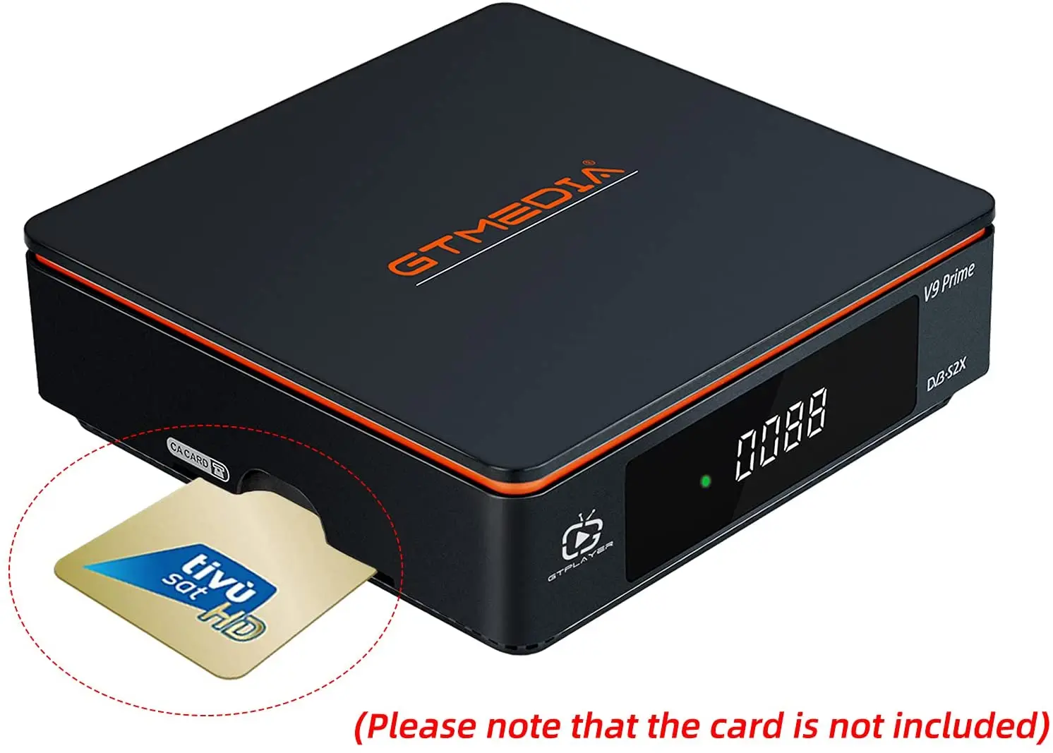 Спутниковый ресивер GTmedia V9 Prime DVB-S/S2/S2X с встроенным WiFi 1080P поддержка ccam. Улучшенная версия V8 Nova / V9 Super.