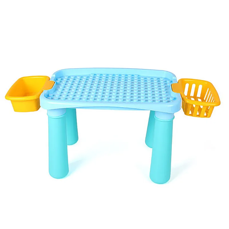

2021 NEW Multifunctional Study Table Building Table Large Small Particle Slide Puzzle Assembling Toys Game For Children