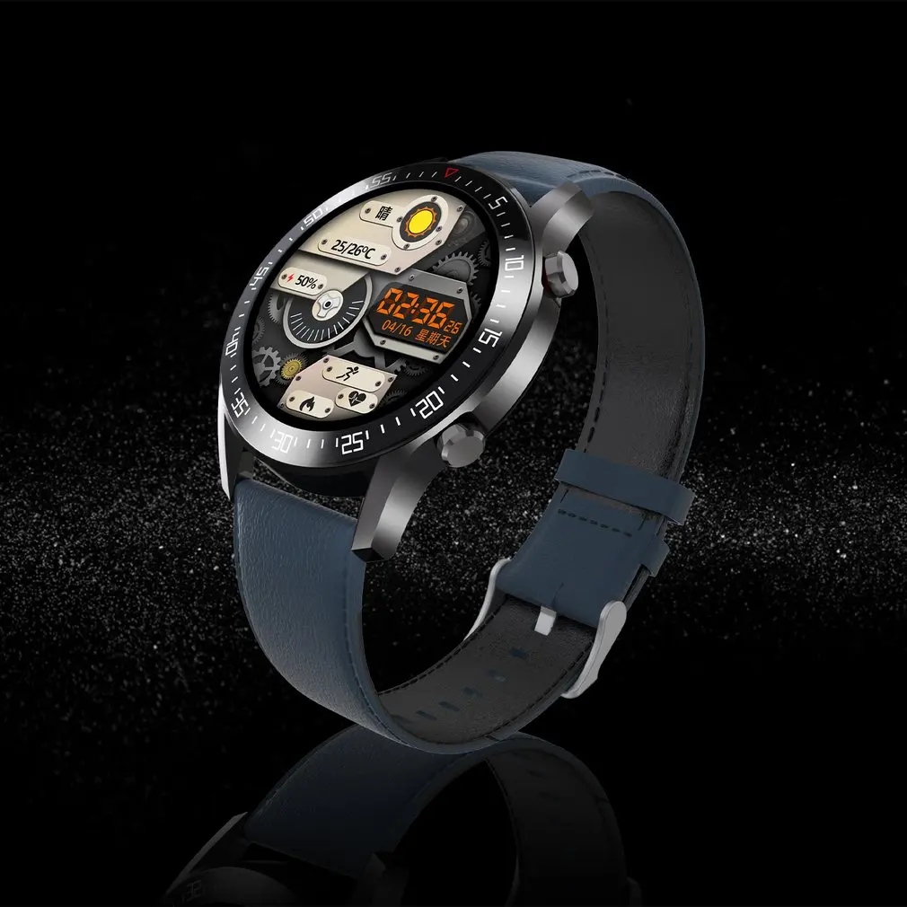 

C2 Smart Watch Round Dial Men Smartwatch Full Touch Screen Heart Rate Monitoring IP68 Waterproof Fitness Sports Watch