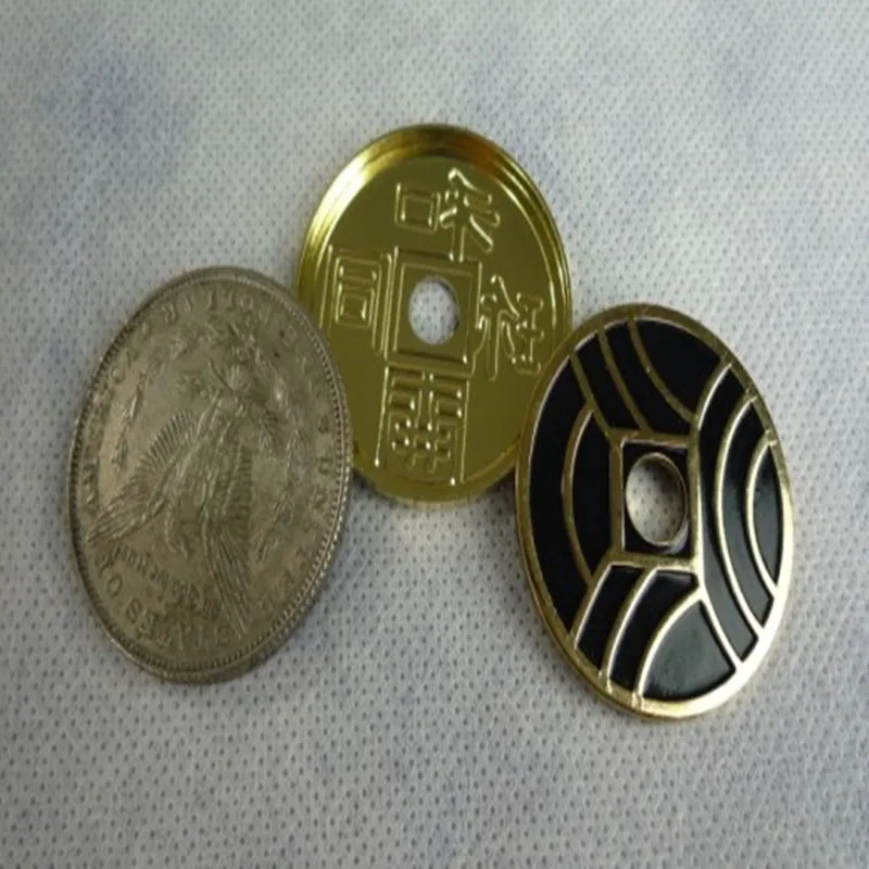 Японская древняя монета + набор волшебных ракушек профессиональные фокусы магия