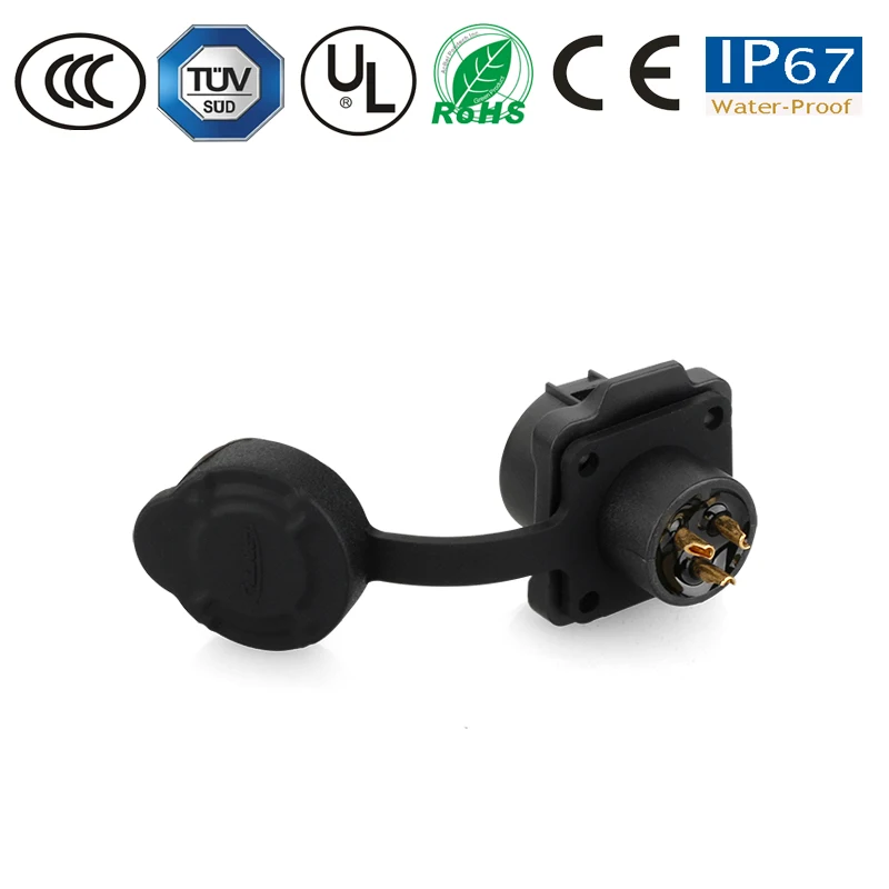 IP67 M12 2/3/4/5/6/7/8 контактный водонепроницаемый разъем спаянного круговой с разъемом