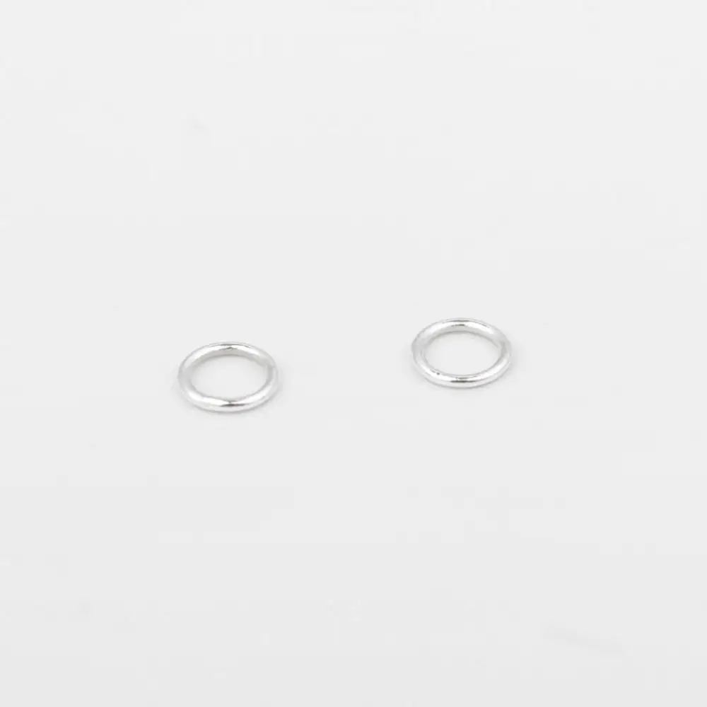 Doreen Box 0.5mm 925 Sterling Silver Closed Soldered Jump Rings Findings for Women DIY Jewelry 3/4mm Dia. 1 Gram (Approx 42 PCs) | Украшения