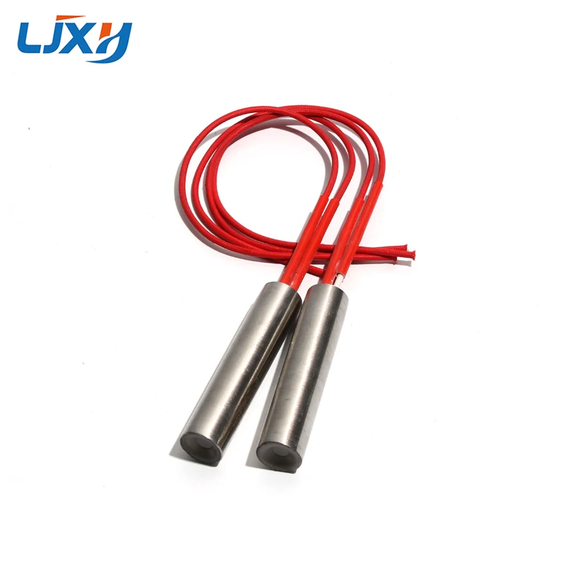 

LJXH 2 шт. 15 мм 30 ~ 70 мм односторонний нагревательный патрон для нагревательной трубки цилиндрический нагреватель SUS 110/220/380 В 110/150/200/220 Вт электрическая деталь