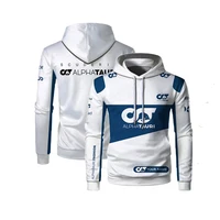 fall extreme sports mens hoodies formula 1 shirt 3d print scuderia alpha tauri racing team uniform pullover casual wweatshirt