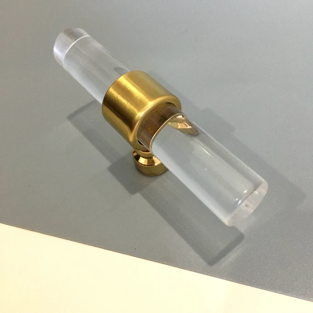 

Transparent Acrylic Drawer Handle and Knobs Dresser Pulls Cupboard Door Handle Pull Bathroom Cabinet Handle