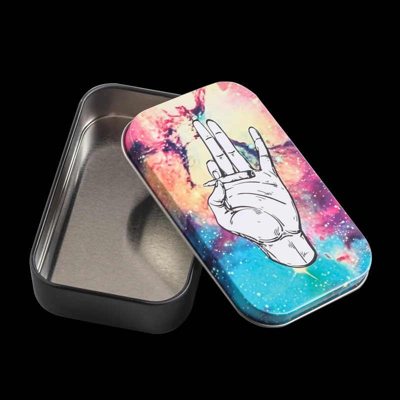 Новинка 1 шт. металлическая коробка для табака портативный держатель сигарет 20