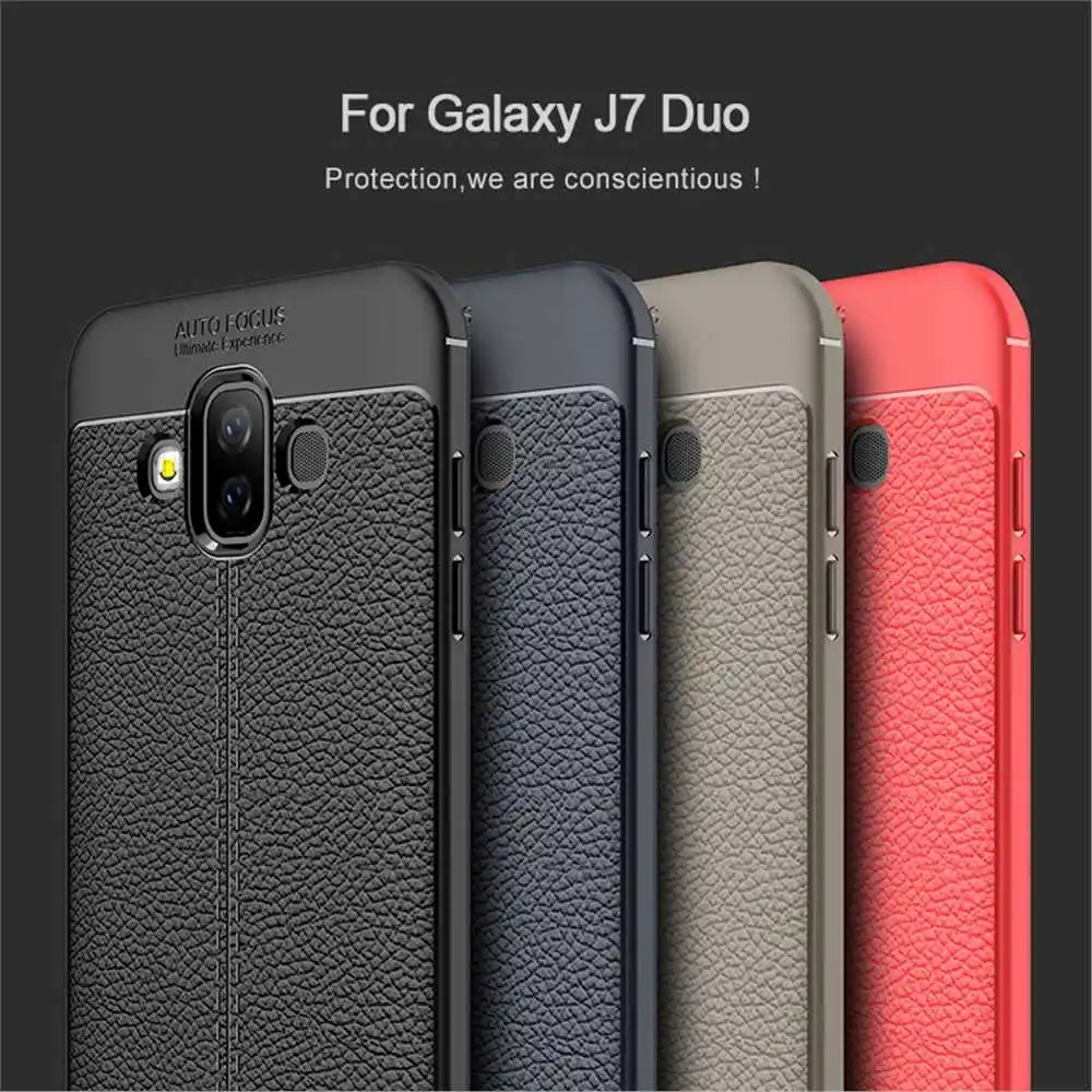 Чехол Mokoemi с узором Личи Ударопрочный Мягкий 5," для samsung Galaxy J7 Duo чехол для samsung Galaxy J7 Duo чехол для сотового телефона