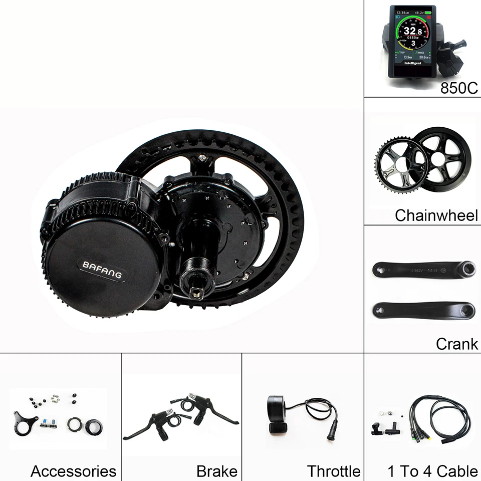 

Электровелосипед Greenpedel bafang, 48 В, 500 Вт, 8fun bbs02