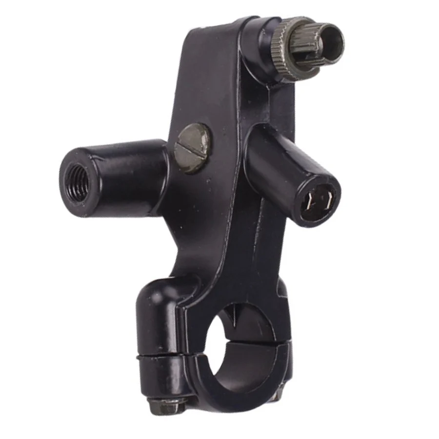 1PC Black Alloy Motorcycle Brake Clutch Levers Perch Bracket Handlebar Mirror Mount For Honda CB400 SF CB-1 CB250 Hornet CBR250 |
