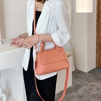 women double buckle handbags female pu leather shoulder bags crossbody bags multiple back methods square bags and purses
