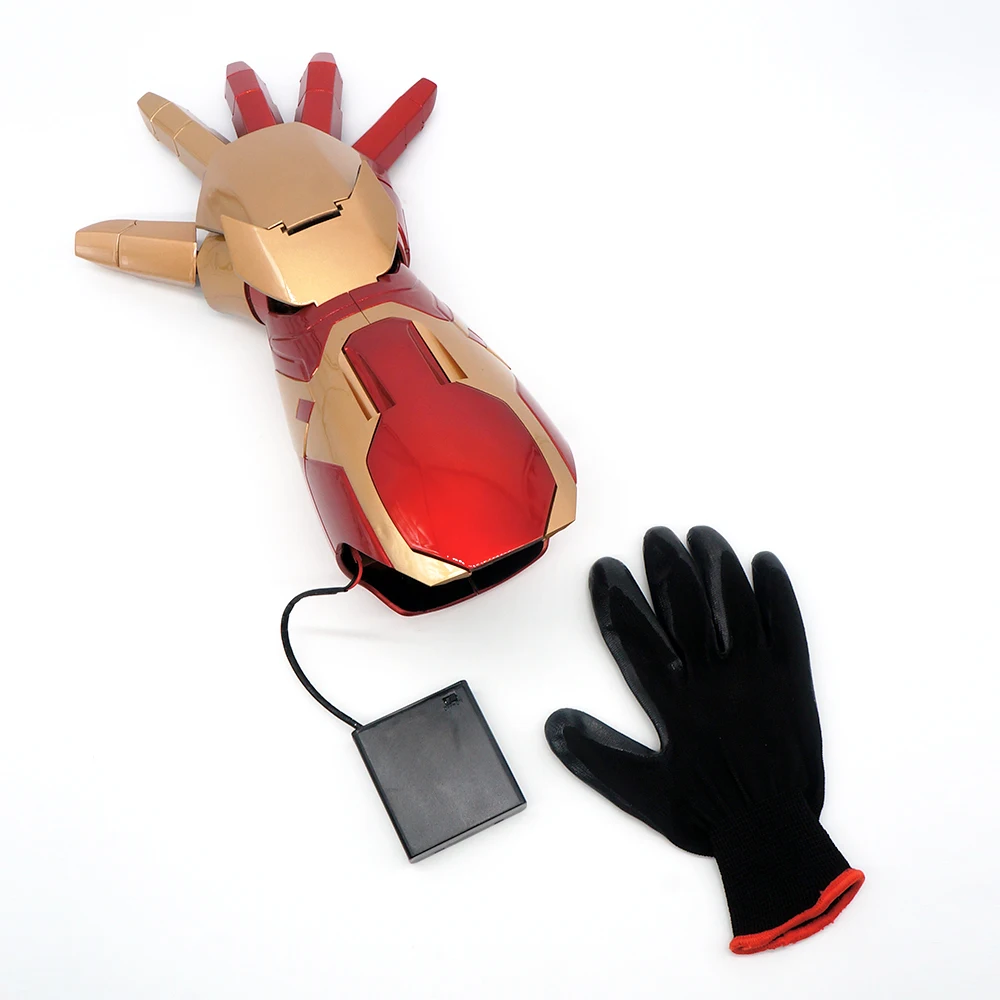 Cattoys 1:1 Железный человек MK42 Guntlet Arm лазерное устройство пальмовый светильник звуковой эффект Косплей Модель коллекция игрушка подарок с оригинальной коробкой