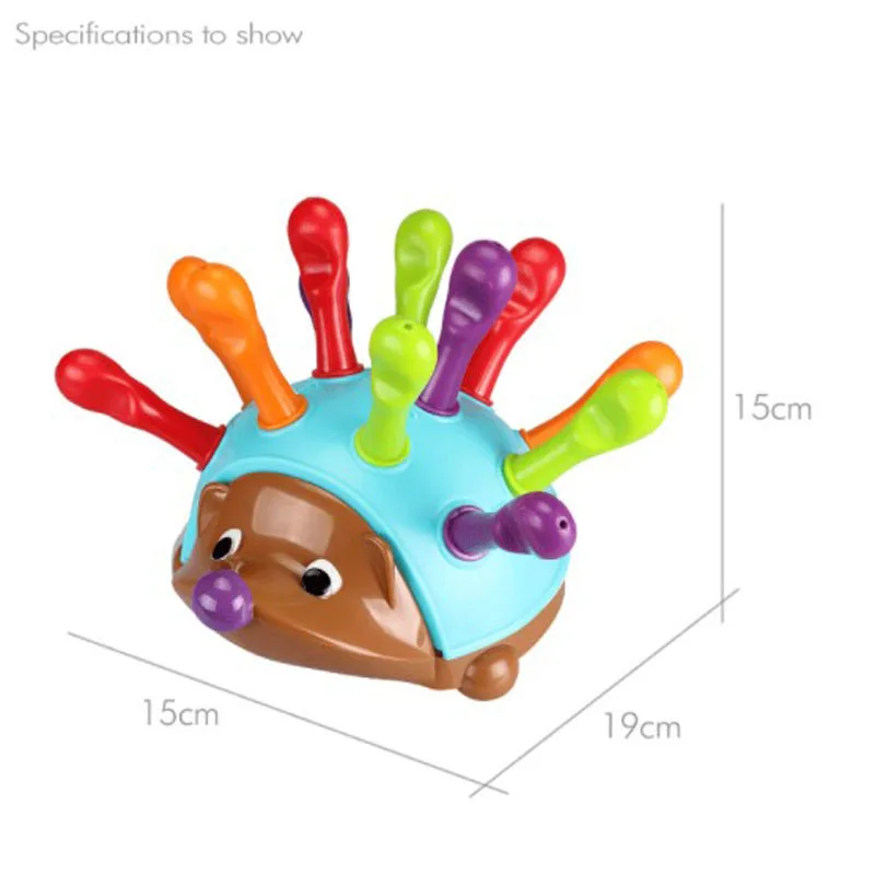 Магнитный червь Ежик Обучающие ресурсы Сортировщик с номерами мелкий мотор