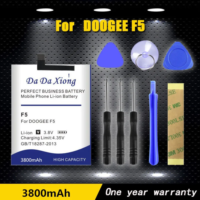 Высококачественный литий-ионный аккумулятор 3800mAh F5 для телефона DOOGEE | Мобильные
