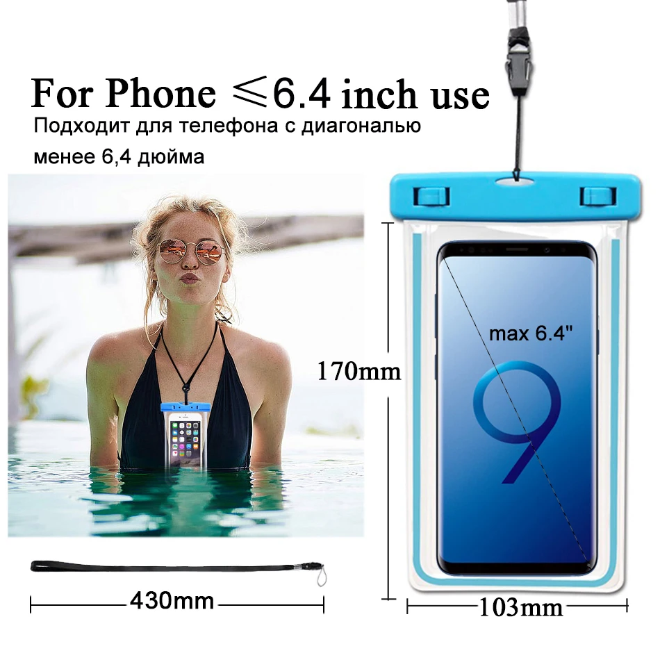 Universal water proof case for Samsung under waterproof bag cover swimming diving camera telefon capinha Sumsung phone dry pouch | Мобильные
