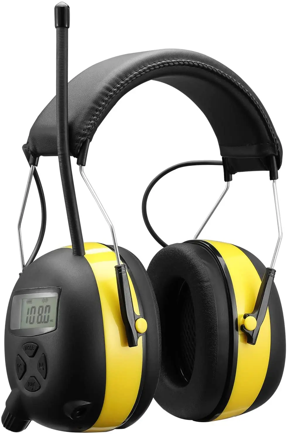 

Am/Fm Radio Hearing Protector, Noise Reduction Safety Ear Muffs, 30db Noise Cancelling Ear Protection with Digital Display NEW