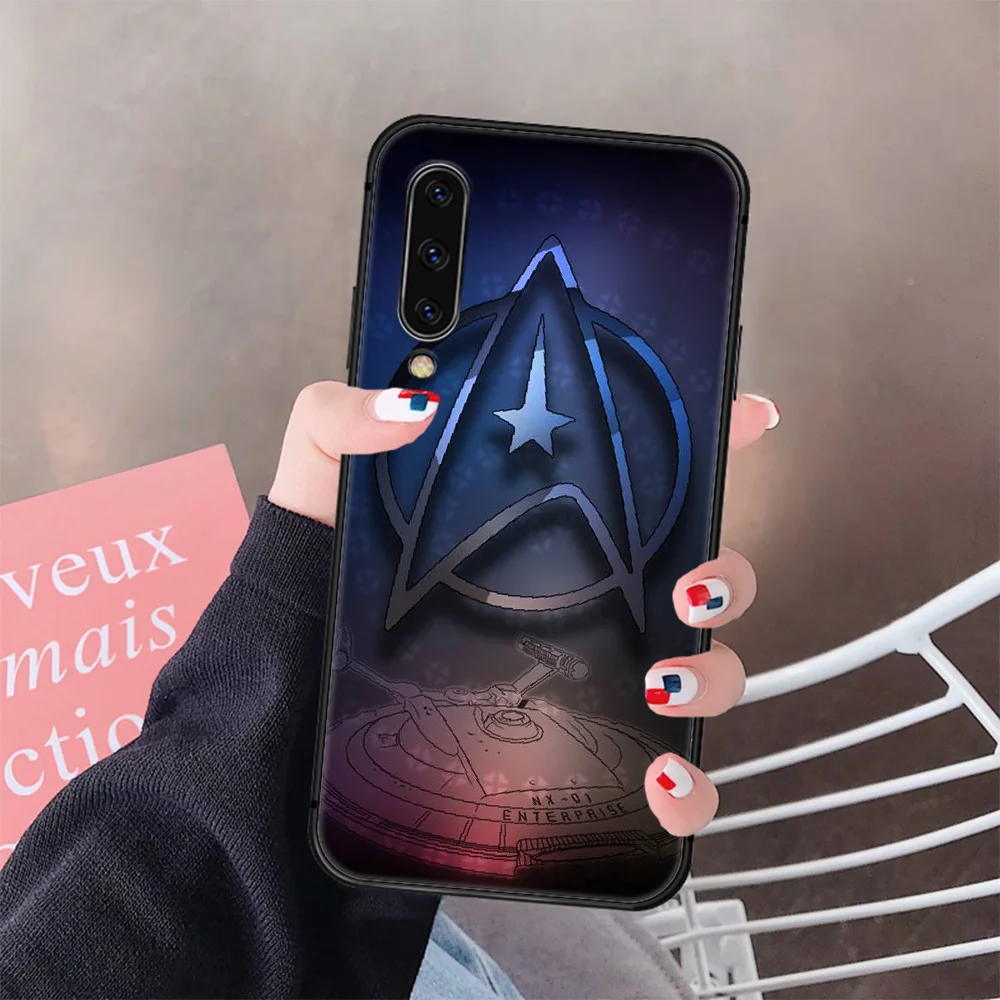 

Star Trek Colorful Rocket logo Phone Case Cover For Samsung Galaxy A10 A20 A30 E A40 A50 A51 A70 A71 J 5 6 7 8 S black