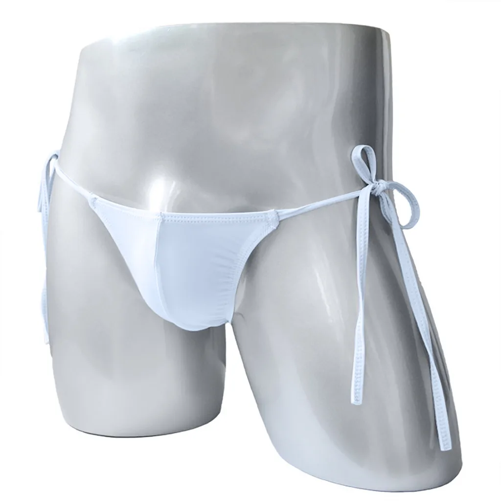 Сексуальные мужские трусы мягкое дышащее шелковое порно Нижнее белье мужское