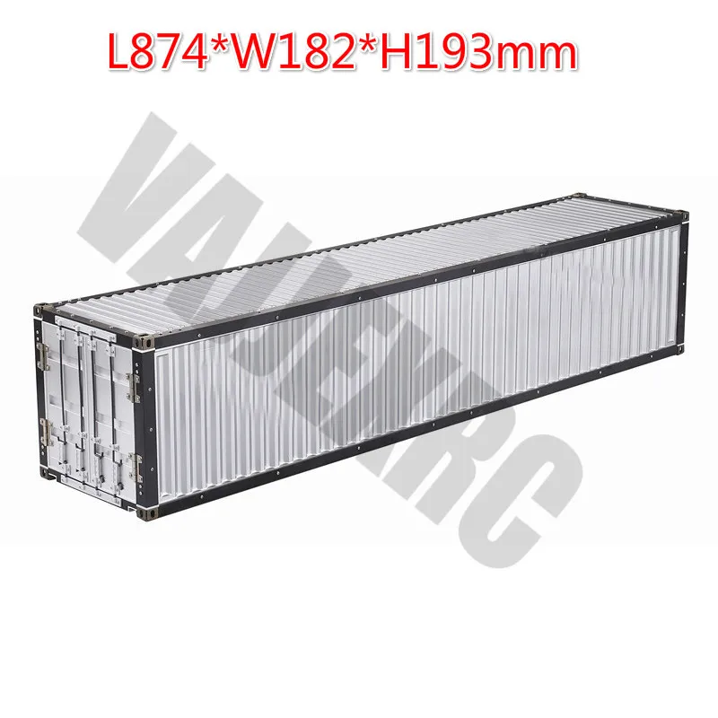 

Пластиковый контейнер из ПВХ в масштабе 1/14 для грузовика Tamiya в масштабе 1/14, пульт дистанционного управления, L874 * W182 * h193мм