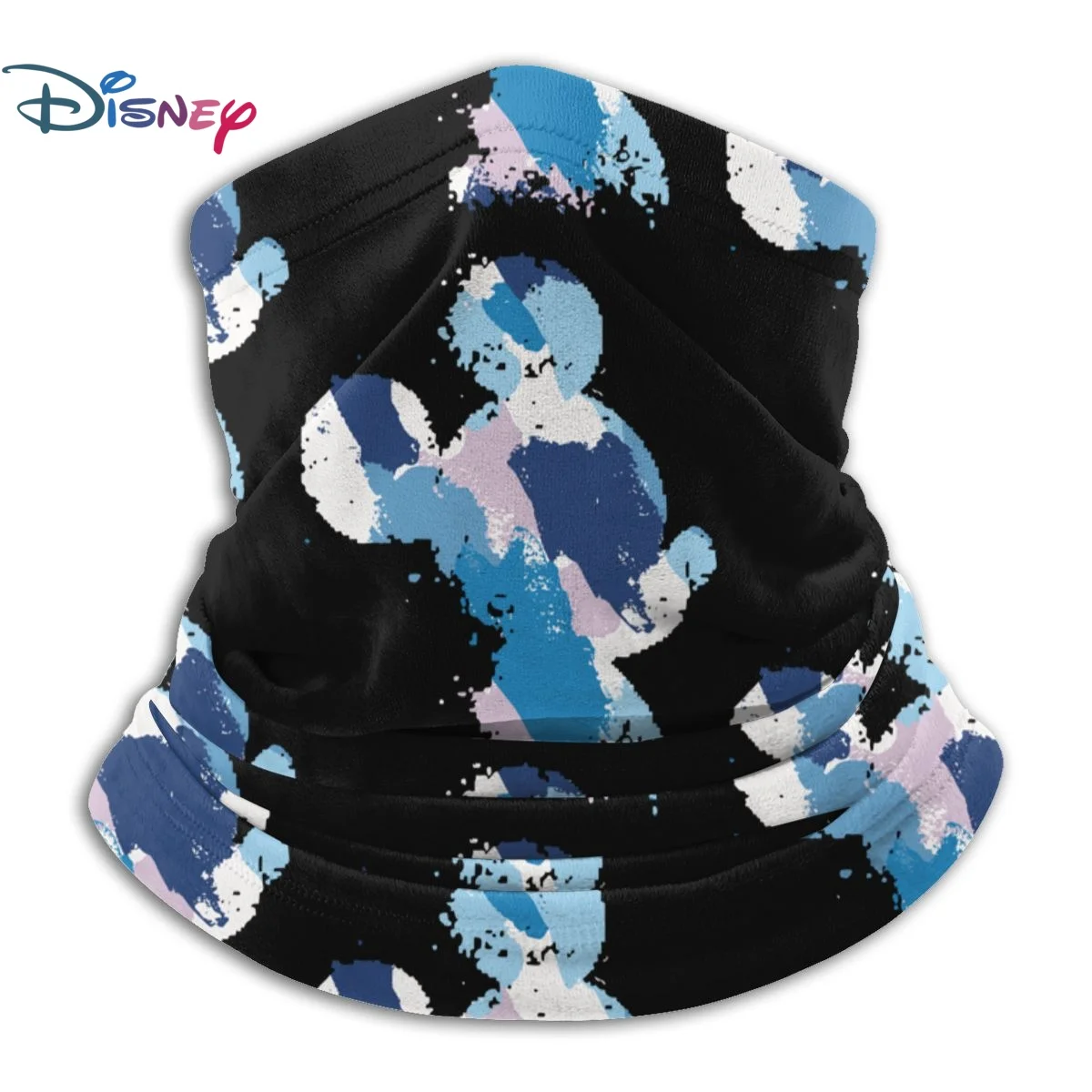 

Disney Mickey Cartoon Cotton Face Mask Winter New Plus Velvet Scarf Bib Outdoor Sports Neck Warm Scarf Suitable For Men Women