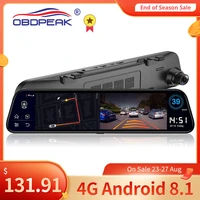 obepeak d60 12 android 8 1 car dvr rearview mirror dash cam ram 4g rom 32g gps navigation adas car video camera recorder dvrs