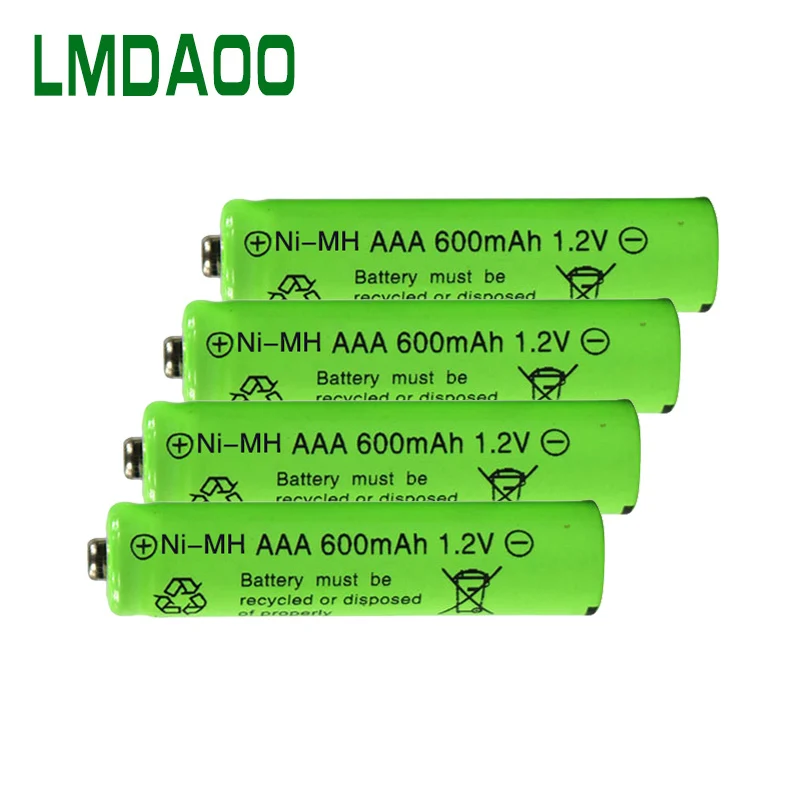 1,2 V AAA NIMH аккумуляторная батарея емкостью 600mAh