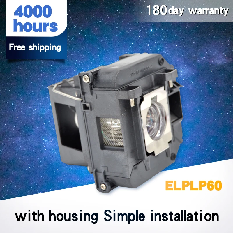 Высококачественная Лампа для проектора ELPLP60 V13H010L60 Eps0n 425Wi 430i 435Wi Φ 420 425W 905 92 93 + 95 96W
