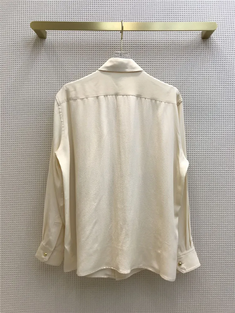 

women fashion Long-sleeve silk blouse shirt at200928