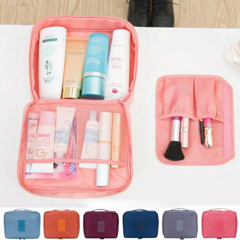 

New Women Cosmetic Bag Girls Make up Organizer Cases Makeup Toiletry kit Storage Travel Necessity Beauty Vanity Wash Pouch