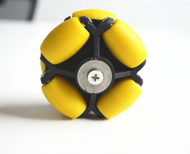 

70mm Omni-Directional Wheels 70mm w/ Coupling 5mm Bore for Toy Car