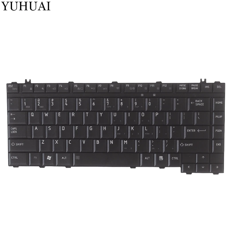 Ноутбук клавиатура для Toshiba Satellite A200 A205 A210 A215 Qosmio F40 F45 G40 G45 F50 F55 US клавиатура - Цвет: Черный