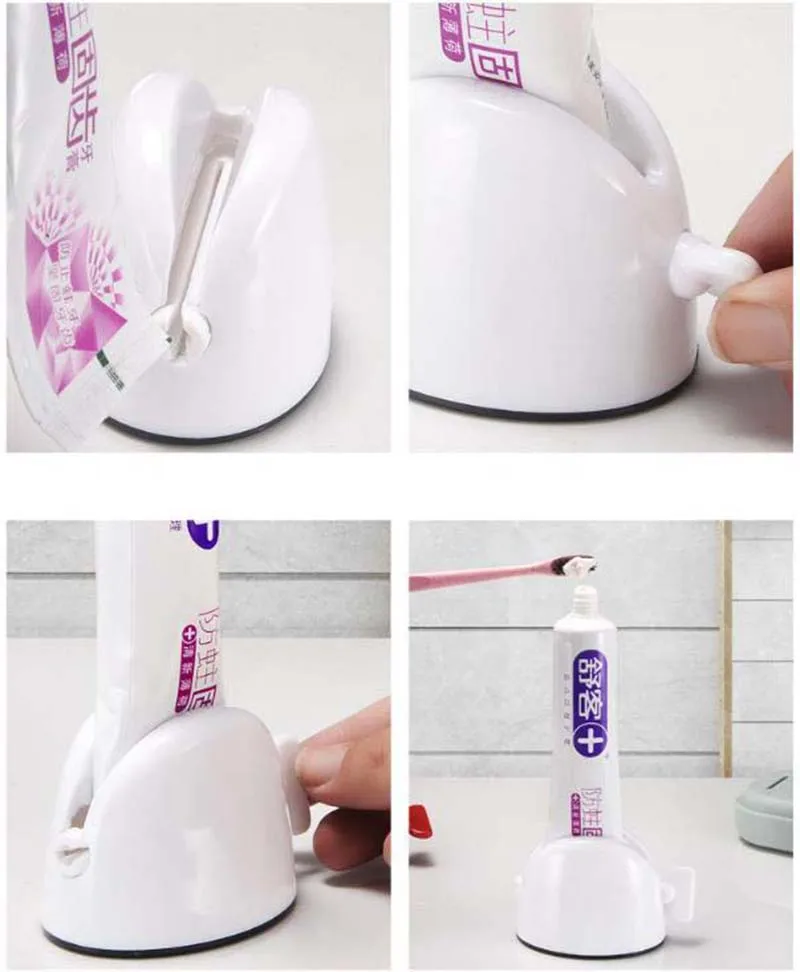 Зубная паста сжимает очищающее средство для лица ручной держатель зубной пасты