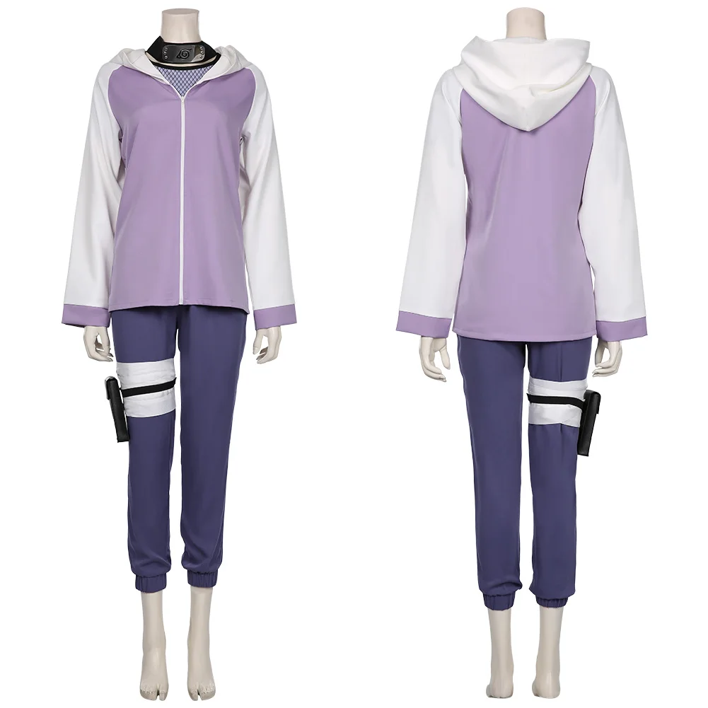 

Hyūga Hinata Cosplay Costume Jacket Pants Outffits Halloween Carnival Suit For Women Girls