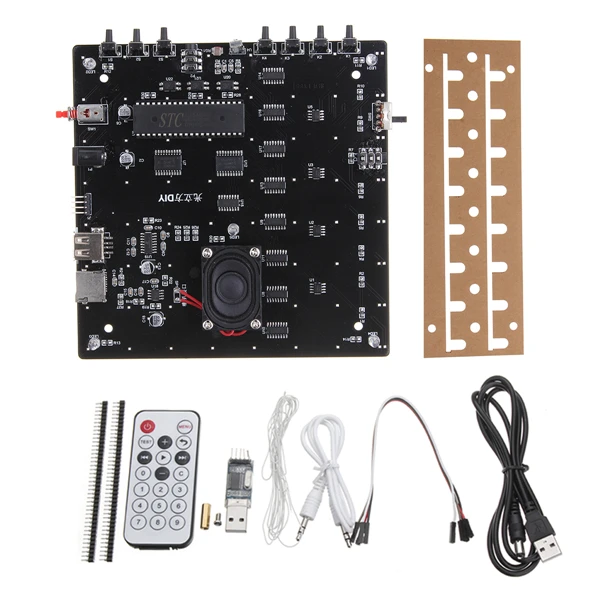 Kopen Diy Elektronische 3D Multicolor Led Light Cube Kit 8X8X8 Wifi 3 D8 Pc Muziek Spectrum Board Licht Geschenk Led Elektronische Diy