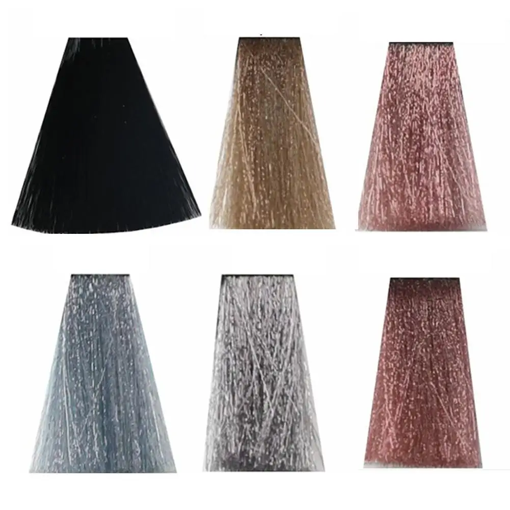 

100ml Hair Dye Cream Natural Plant Extract Hair Beauty Colors Cream Black Color Permanent Silver Colorant Brown 6 Pigment X8L4