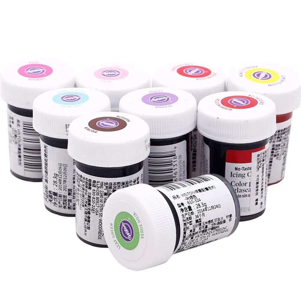 

American wilton food coloring fondant cake macaron bakery coloring supplies baking tools accessories food C1S8